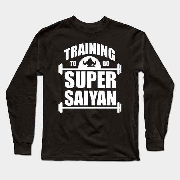 training to go super saiyan Long Sleeve T-Shirt by upcs